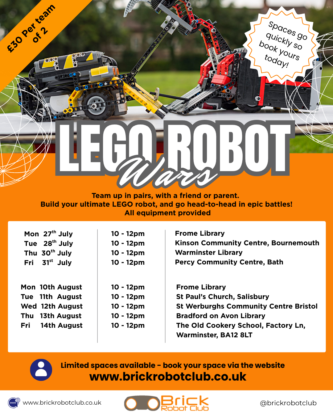 Lego Robot Wars: Summer 2026